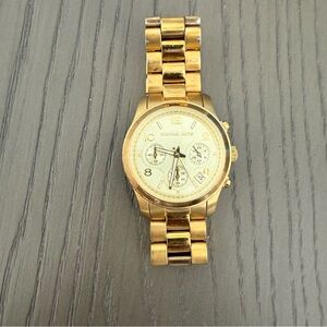 Michael Kors Gold Chronograph Oversized Women’s Watch